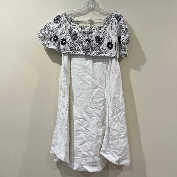 Free People Women's Lotus Set Top & Skirt White\Black Size L NWT - Picture 4 of 7